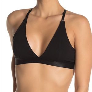 Free Press Black Triangle Bralette Bra S M L XL